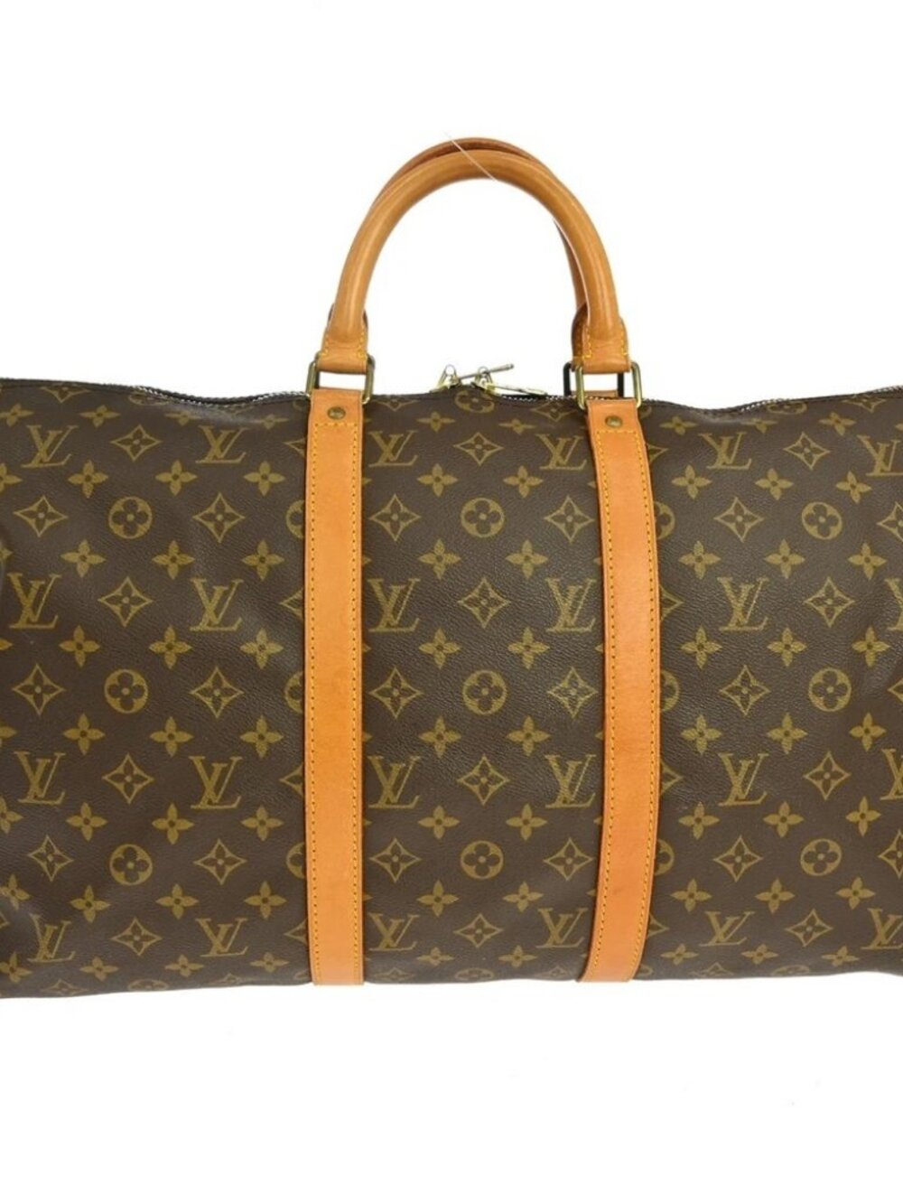 LOUIS VUITTON KEEPALL 50 TRAVEL HANDBAG MONOGRAM